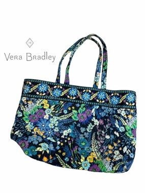Vera Bradley Midnight‎ Blues RETIRED Pattern Duffle Bag